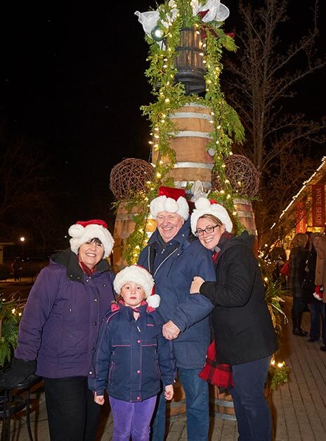 Family Events at Christmas in Jordan Village in Jordan, ON